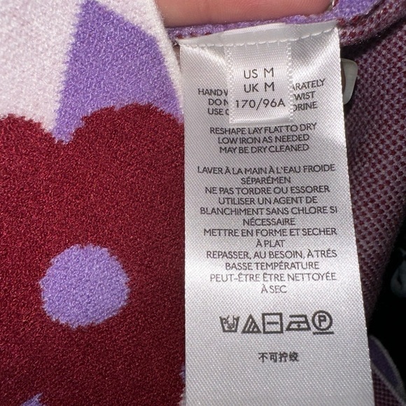 NWT Maeve by Anthropologie women’s knit retro floral pencil mini skirt M fall - Picture 6 of 8